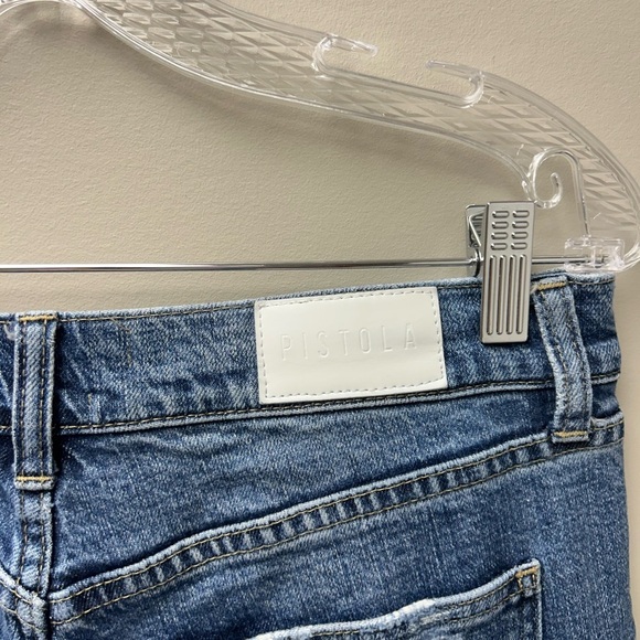 Pistola Ripped Light Wash Blue Jeans - Picture 5 of 5